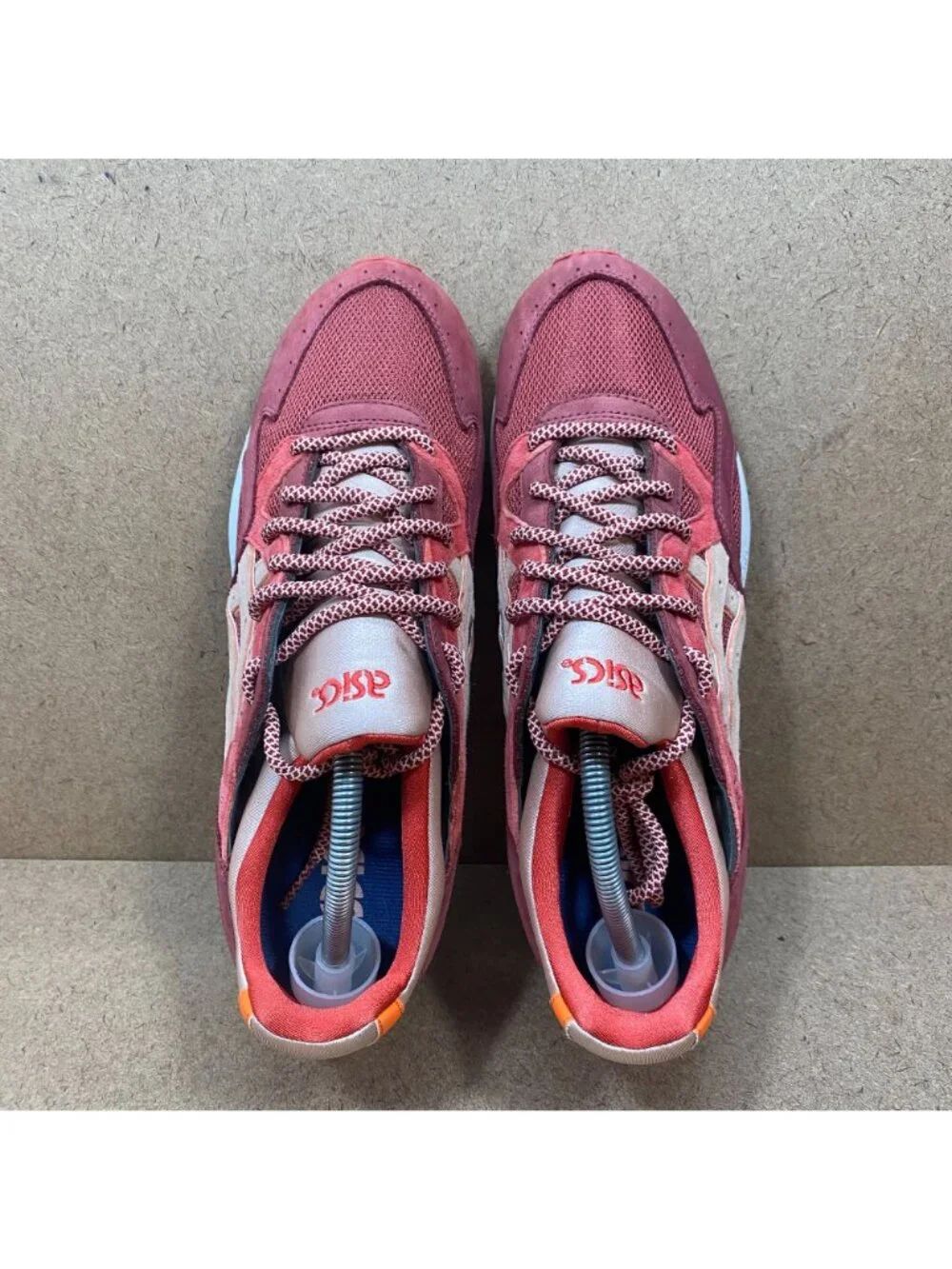 Asics Gel-Lyte V Ronnie Fieg Volcano Burgundy Red Pink Sneakers Mens Size 11
